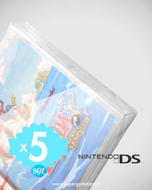 5 BOITIERS DE protection Crystal box pour boîte de jeu Nintendo DS NDS ...