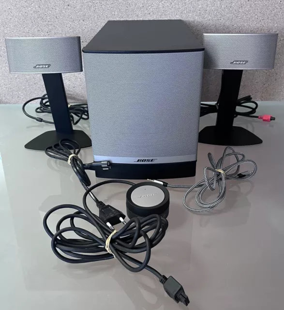 BOSE COMPANION 50 Multimedia Speaker System Complet Avec POD de Controle