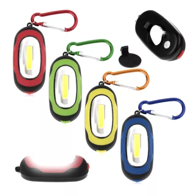 Multi Functional Ultra Bright Cob Electronic Mountaineering Buckle Light, Backpa