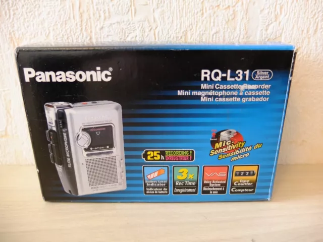 Dictaphone PANASONIC RQ-L31 / worldwide shipping