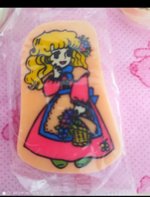 Eraser gommina da collezione Lady  Georgie profumata vintage Anni 80