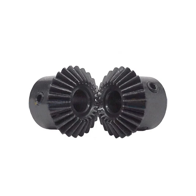 1/1.5 Modulus 20/25/30Tooth 90° 1:1 Pairing Motor Bevel Gear Bore 5/6/8/10-15mm
