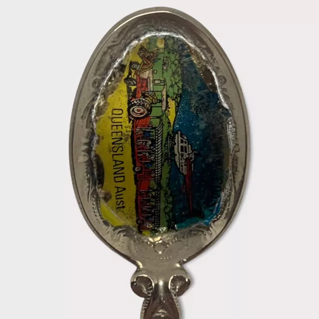 Vintage Souvenir Spoon - The Big Cow, Queensland (QLD) - Silver Plated 3