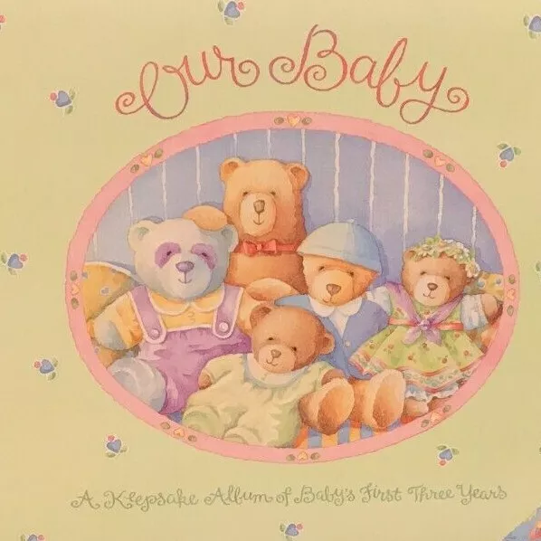 CR Gibson Memory Album Our Baby A Keepsake Album Baby Bear Love by Cathy Heck