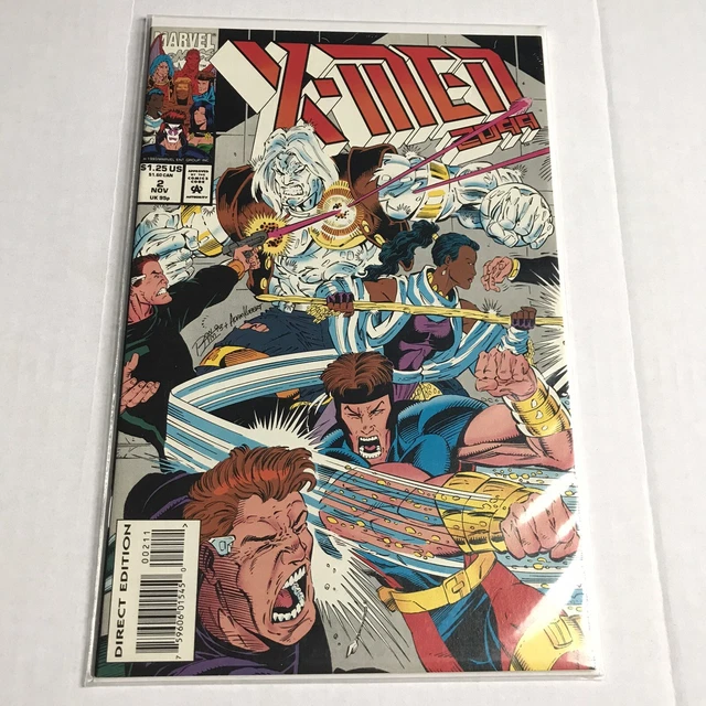 X Men 2099 2 Marvel Comics 1993 VF + / NM - 8.5 - 9.0 Adam Kubert / Ron Lim Cvr