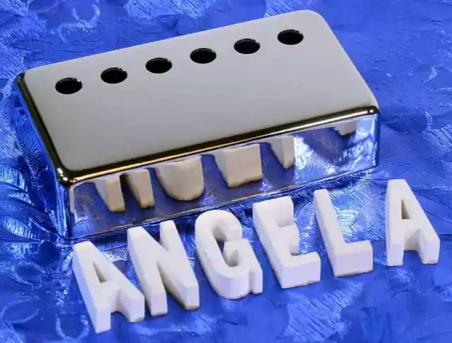 Bright Nickel Humbucking Pickup Cover For Vintage Gibson, Fralin Etc., #GBNC