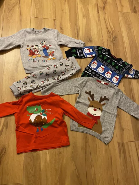 Christmas Clothes Bundle Boys 18-24 months (1.5-2years) primark, george, H&M