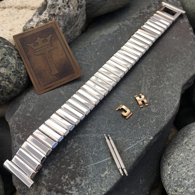14K Gold-Filled 1950s Kreisler Signet Initial Monogram Unused Vintage Watch Band