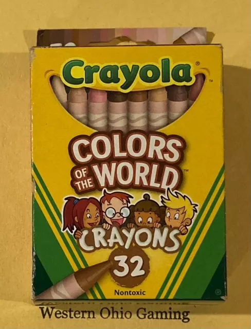 Crayola Colors of The World Multicultural Crayons 32 Count