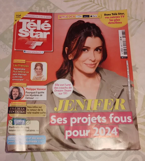 Jennifer Tele TÉLÉ STAR JANVIER 2024 Jennifer - Léa François - Philippe Vasseur EUR 3 ...