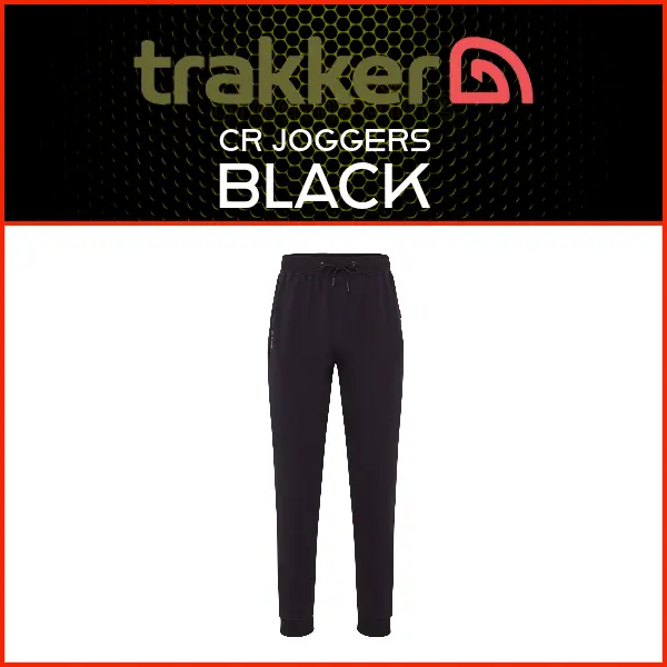 Trakker Cr Joggers Black - All Sizes | New - Carp Fishing Clothing Range