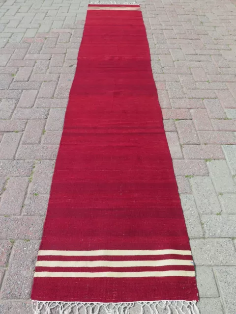 Anatolia Milet Kilim Runner, Carpet Runner, Aisle Long Rug Hallway Rugs 20"x114"