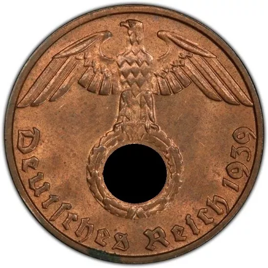 1 Reichspfennig Münze - Deutsches Reich / Wk Ii. / Drittes Reich