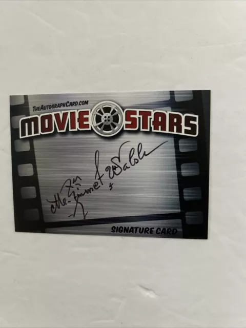M. Emmet Walsh Autographed Signed  Movie Stars Signature Card