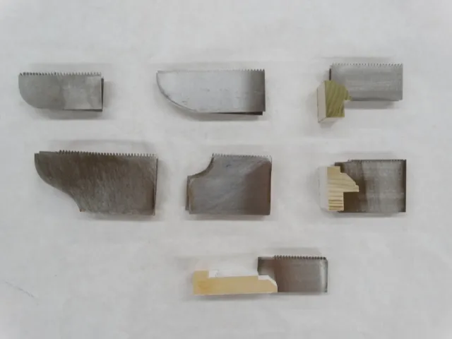 Shaper / Molder Custom Lock Edge Knives Lot I of 7 Assorted  Profiles