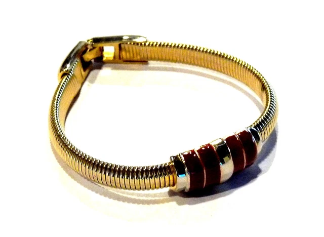 Bracelet Vintage Dolce Vita En Métal Argenté - Occasion Superbe état