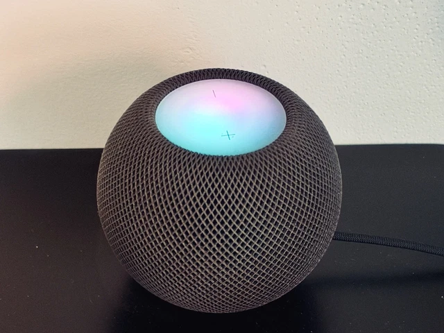 SUPERB APPLE HOMEPOD Mini Smart Speaker Original Box Packaging Plug etc ...
