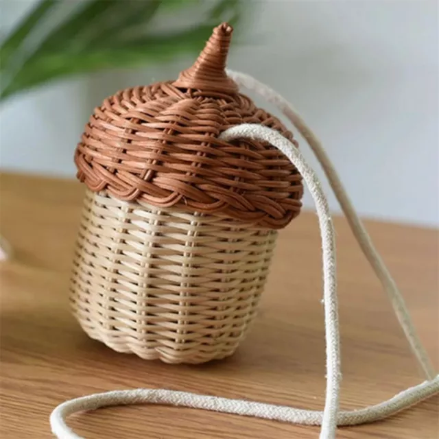 Gifts Woven Shoulder Bag Straw Bag Baskets Handmade Rattan Bag Photo Props