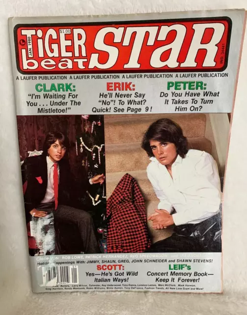 VTG JANUARY 1980 Tiger Beat Star Magazine Rob Lowe REO Speedwagon Star