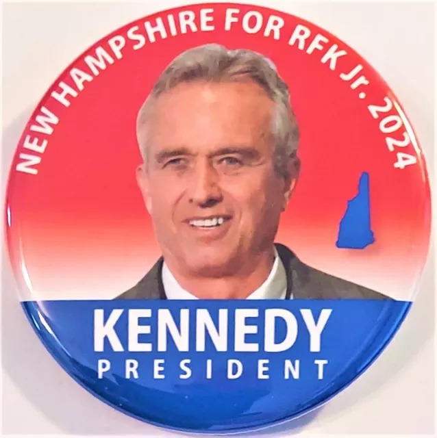 2024 ROBERT F. Kennedy JR. for President Campaign Button Democrat 2.25