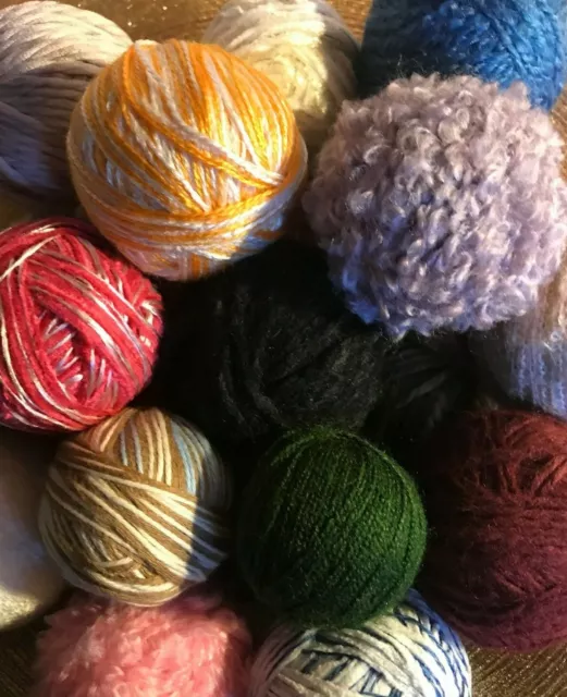 WHOLESALE JOB LOT 50 balls of hand knitting WOOL yarn SALE NEW FABULOUS 100g