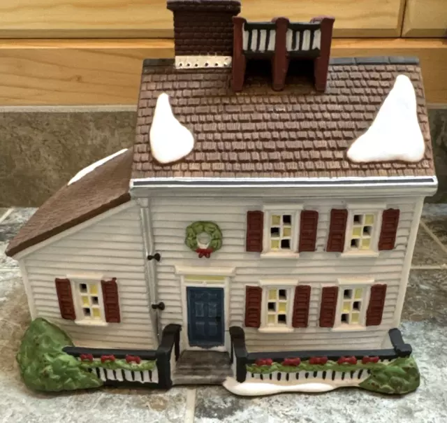 DEPT 56 RETIRED New England Village Series "Jeremiah Brewster House" #5657-0