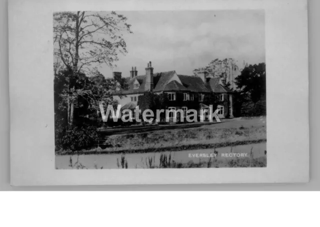 A3142. Eversley Rectory.  Old RPPC. Unposted