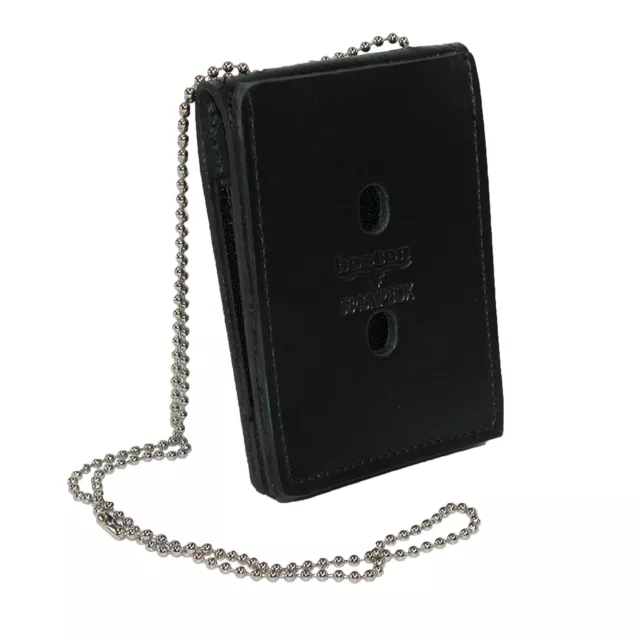 New Boston Leather Luxury Leather Identity and Badge Wallet Holder