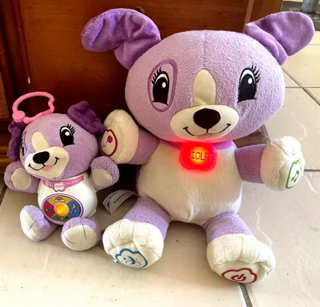 LeapFrog Dogs My Pal Violet & Sing & Snuggle Violet Interactive Plush  - Working
