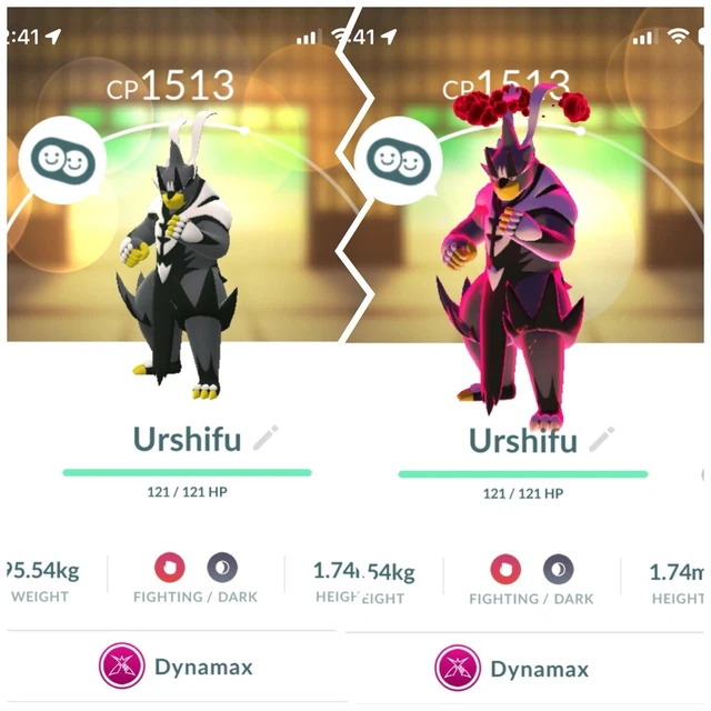 Dynamax Urshifu (Rapid Strike Style) Lv50 Per Pokémon Go – Mini PTC 1m Polvere Di Stelle