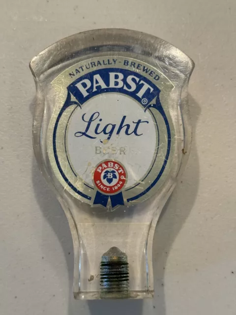 Pabst Light Blue Ribbon Beer Tap Handle #9