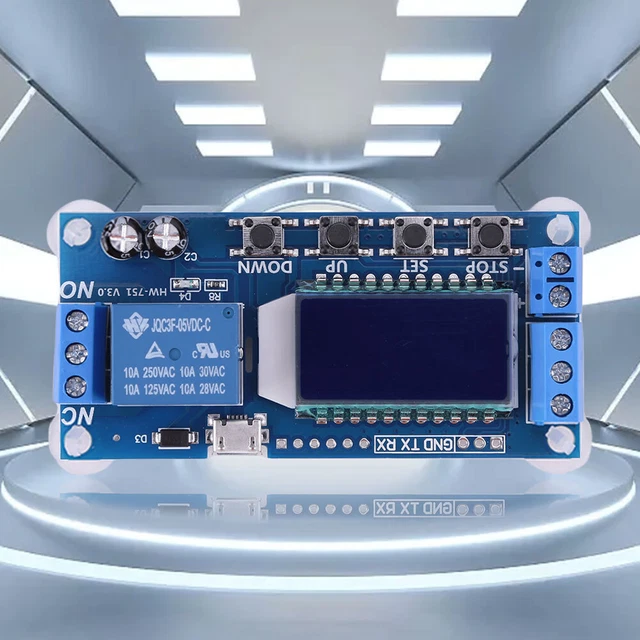 XY-LJ02 TIMER DELAY Controller Board with LCD Display USB 5V Power