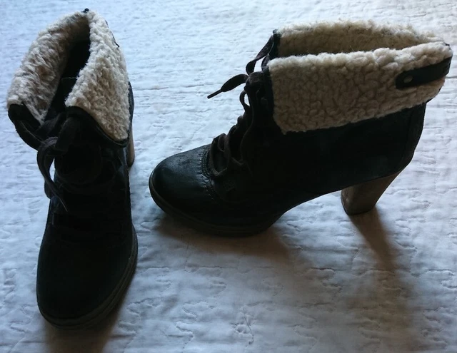Chaussures Bottines Femme Fourrées Talons " NORTH STAR " Pointure 38