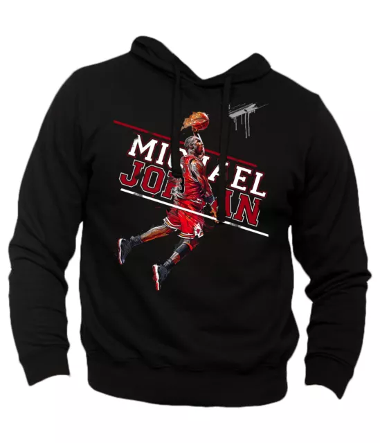 Felpa Michael Jordan Kobe Bryant Basket NBA Pallacanestro Chicago Bulls sport