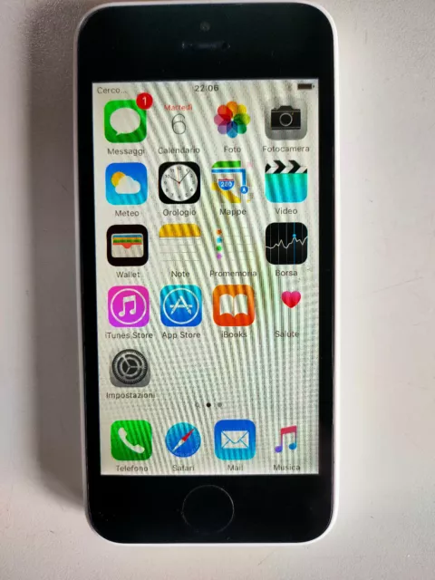 APPLE IPHONE 5C 16GB ORIGINALE come nuovo perfetto completo no SIM-lock -BIANCO-