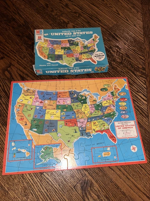 PUZZLE MAP OF United States w Map - Puzzle Map Of United States W Map Of The.webp