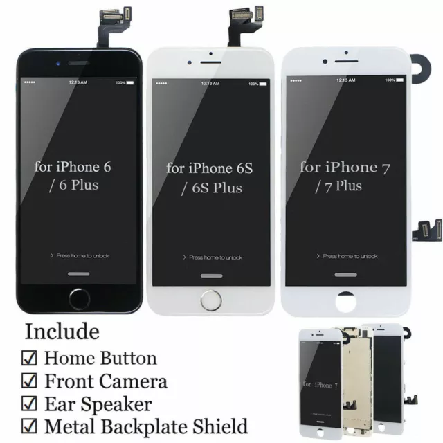 For iPhone 7 8 6s 6 Plus LCD Display Screen Digitizer Touch Assembly Replacement