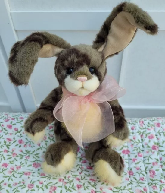 New Tagged Rare Retired BUNYA Charlie Bear Soft Plush Bunny Rabbit / 23cm