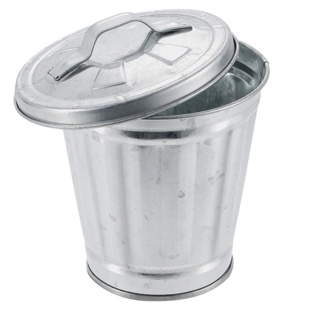 Poubelle De Bureau Avec Couvercle - 16,5x13 Cm, Plastique Réutilisable - Pour Cuisine, Bureau, Salle De Bain, Coiffeuse