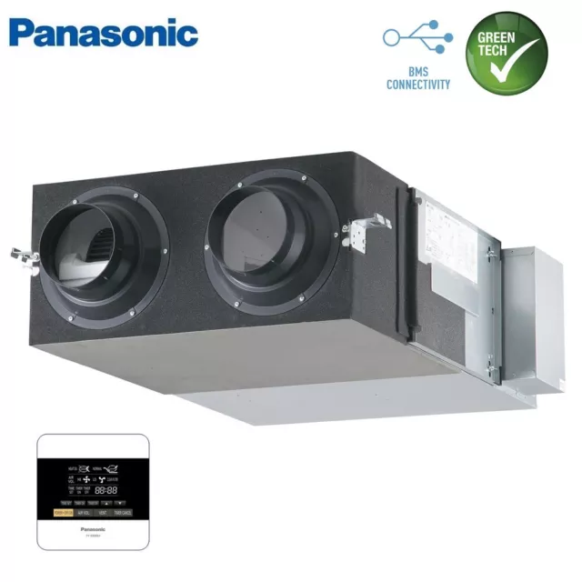Panasonic recuperatore di calore 250 m3/h centralizzato VMC - comando a parete i