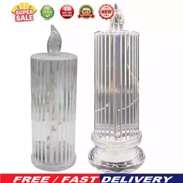 Candle Light Wedding Dinner Party Flameless Diamond Acrylic Dining Table Lamp