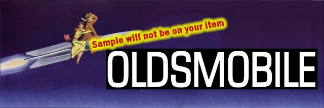 1950 Oldsmobile Rocket Cars Sales Service Stickers Signs Fridge Magnets Decals