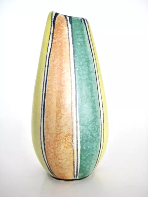 ausgefallene original Mid Century Bay Keramik Vase   Vintage 50s Ceramic