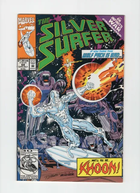 Silver Surfer #68 Marvel Comics 1992 Infinity War Crossover