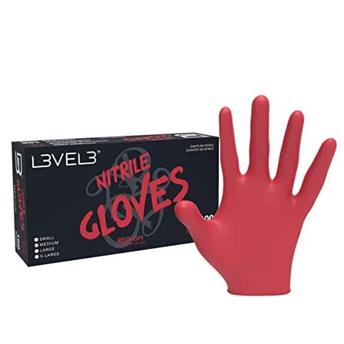 L3 Level 3 Nitrile Gloves - Professional Heavy Duty Disposable Gloves - Latex...