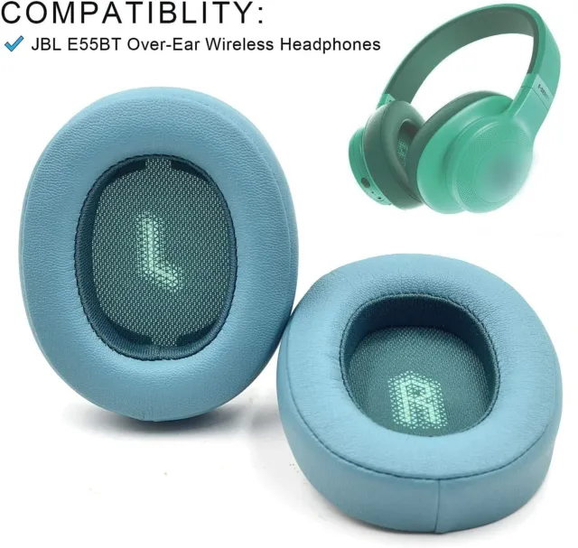 Replacement Ear Pads Foam Cushion for JBL E55BT Bluetooth Wireless Headsets