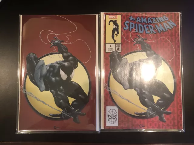 Amazing Spider-Man #1 - Clayton Crain Variant Set - Trade Dress + Virgin 2022