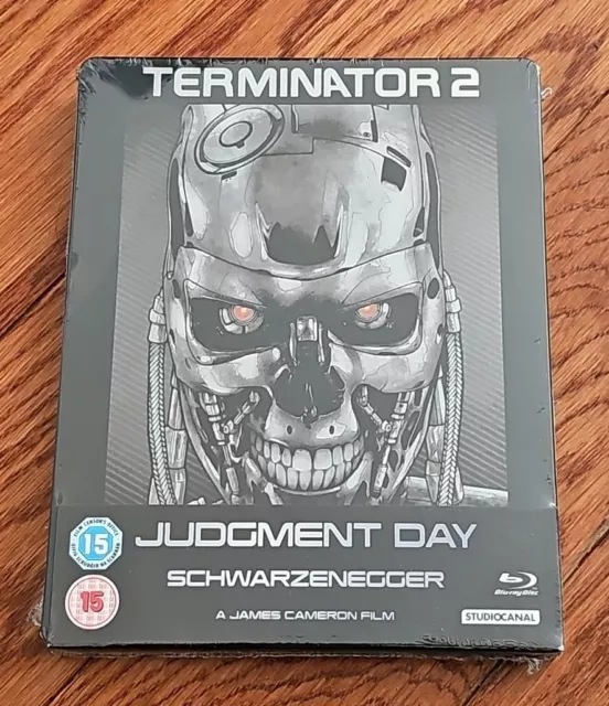 Terminator 2 Judgment Day Bluray UK Steelbook (Region B) NEW