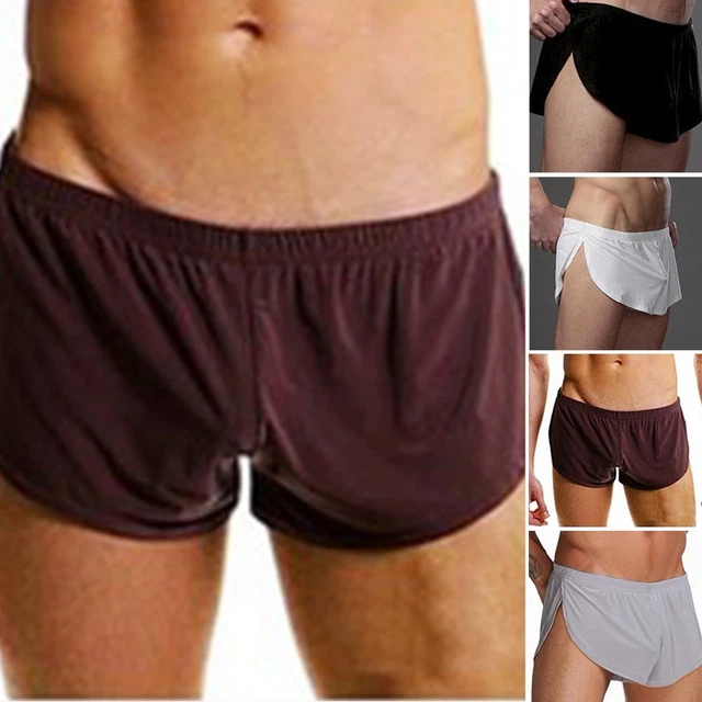 BOXER Da Uomo Biancheria Intima Premium Bottone BAULI Pantaloni Slip - Foto 4