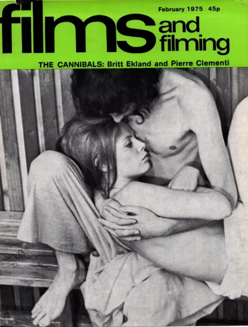 (F&F47) Films & Filming Magazine Cover Page 11X8" 1975 Feb Britt Ekland
